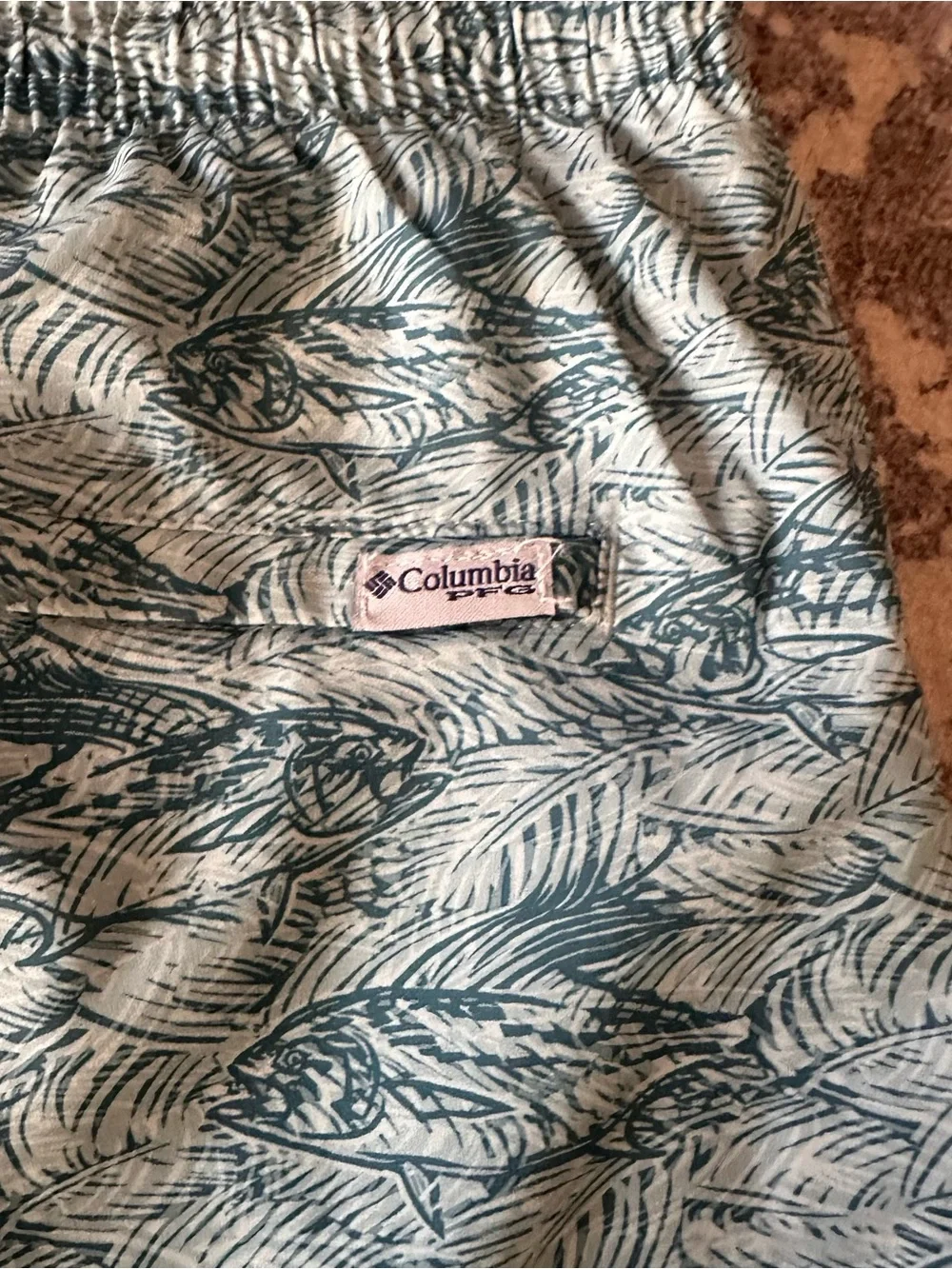 EUC PFG Columbia Rambler™ Printed Water Shorts--sz Large